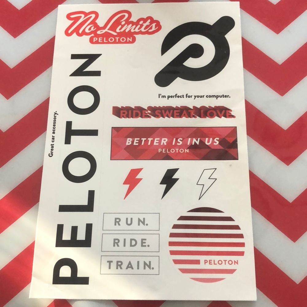 Peloton Sticker Sheet